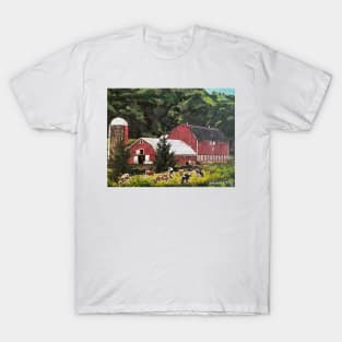 Cows by the Barn T-Shirt